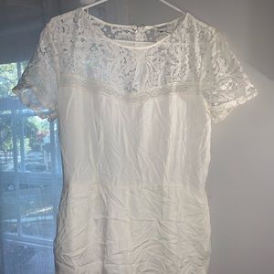 White lace romper